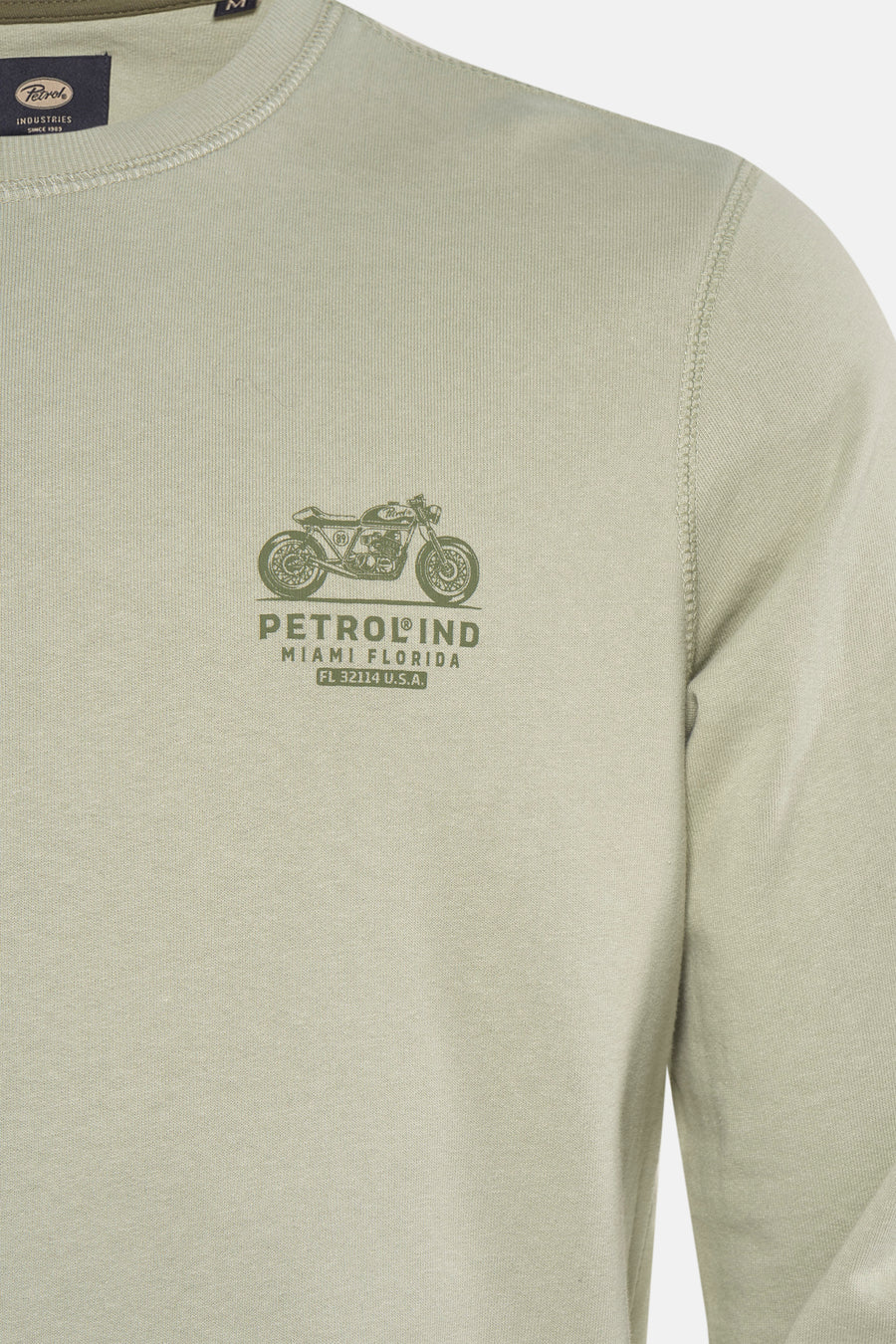 Sweater met ronde hals Groen - Petrol Industries®