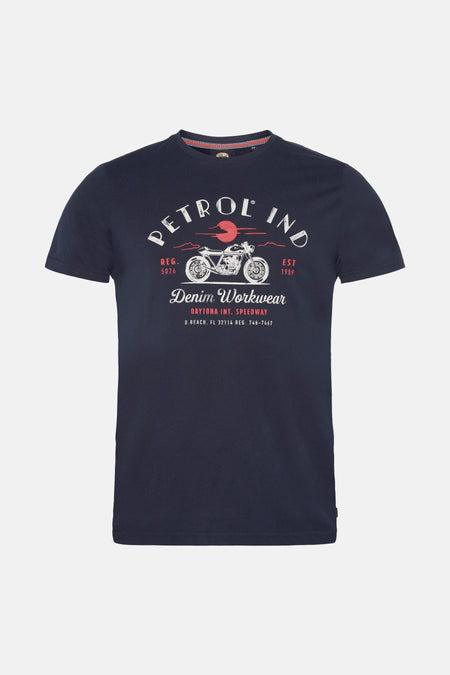 T-shirt (korte mouwen) Blauw - Petrol Industries®