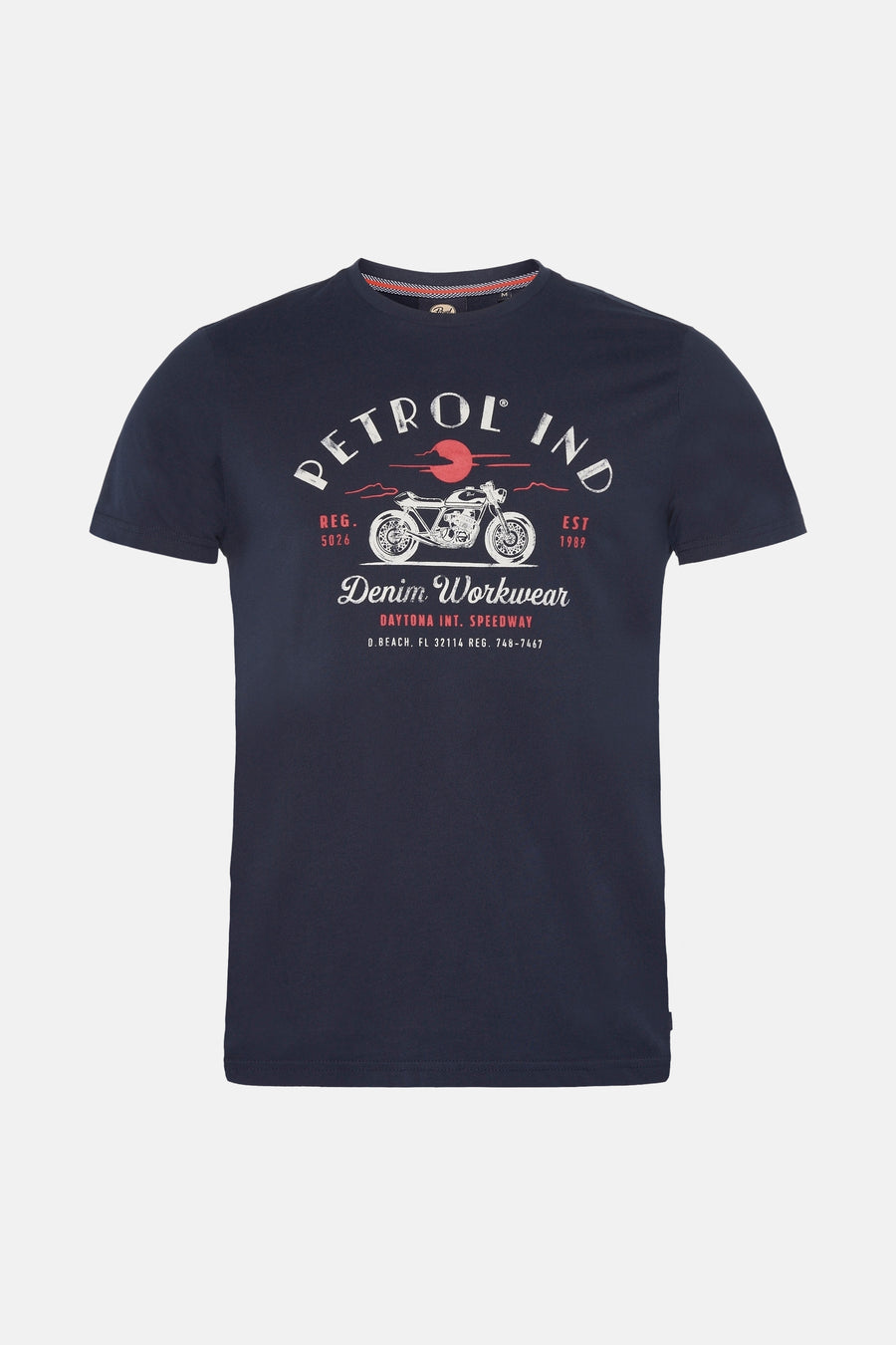 T-shirt (korte mouwen) Blauw - Petrol Industries®