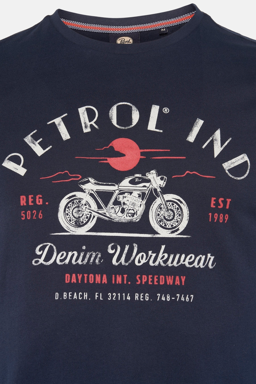 T-shirt (korte mouwen) Blauw - Petrol Industries®
