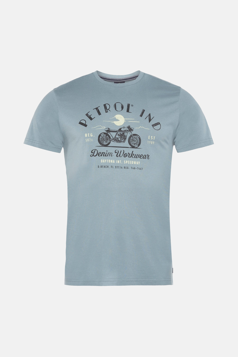 T-shirt (korte mouwen) Blauw - Petrol Industries®