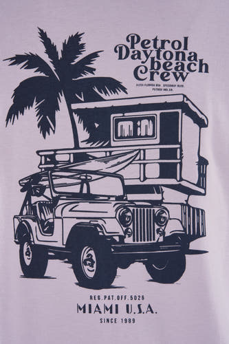 T-shirt (korte mouwen) Paars - Petrol Industries®