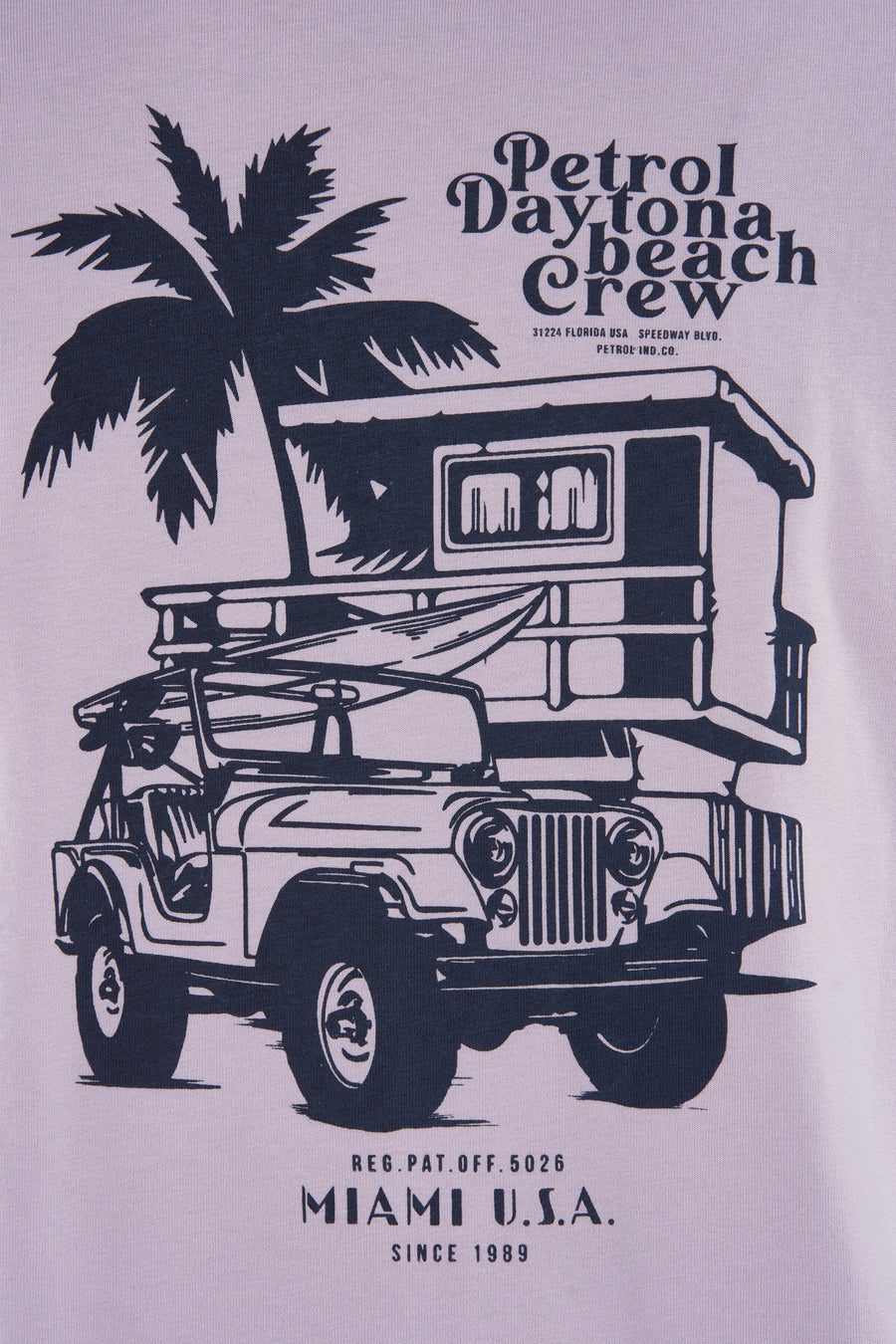 T-shirt (korte mouwen) Paars - Petrol Industries®