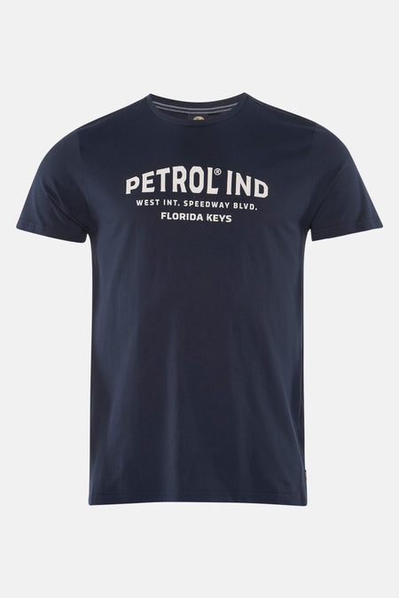 T-shirt (korte mouwen) Blauw - Petrol Industries®