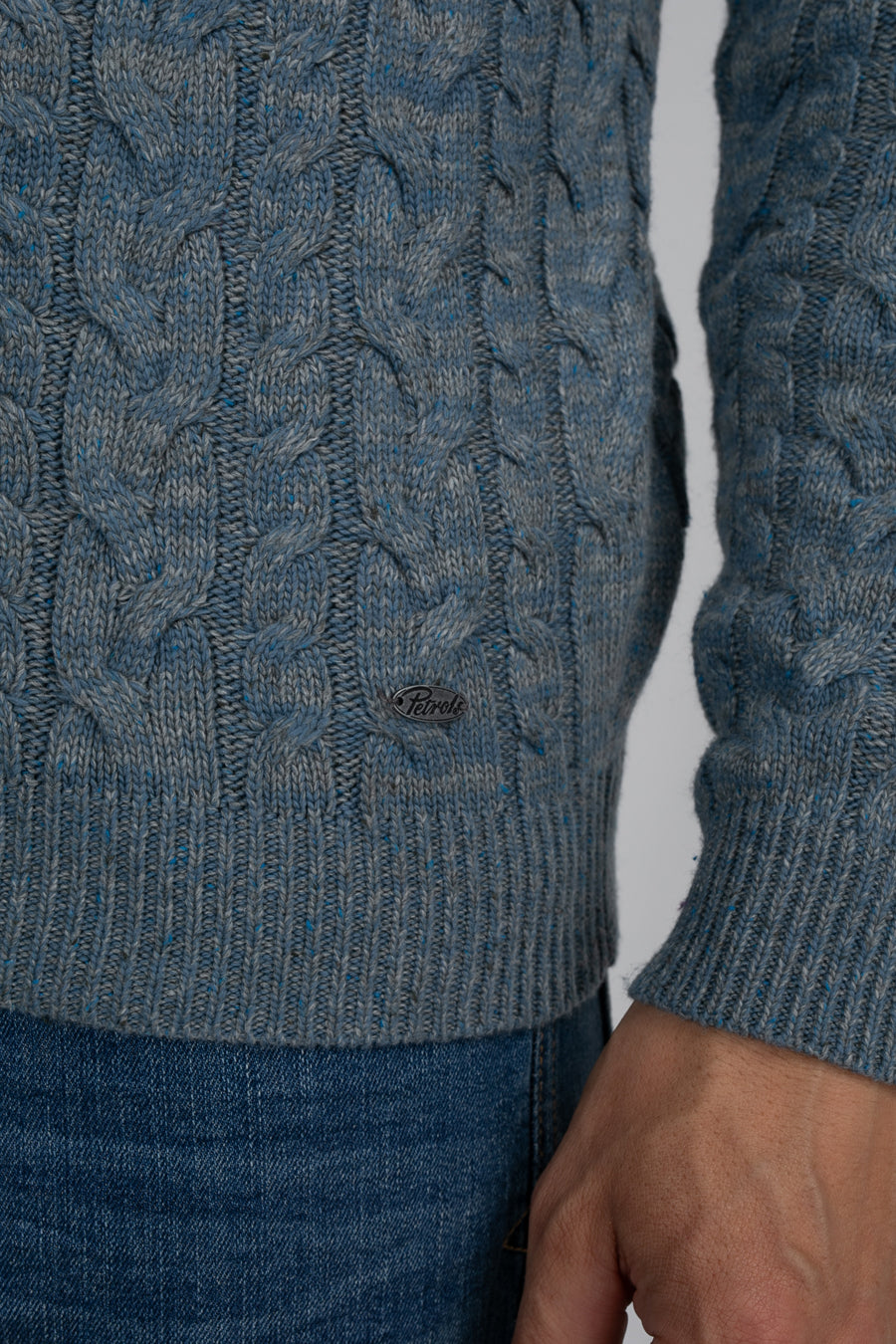 Trui met ronde hals Blauw - Petrol Industries®
