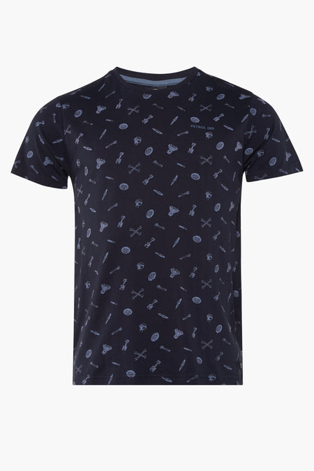 T-shirt (korte mouwen) Blauw - Petrol Industries®