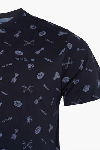 T-shirt (korte mouwen) Blauw - Petrol Industries®