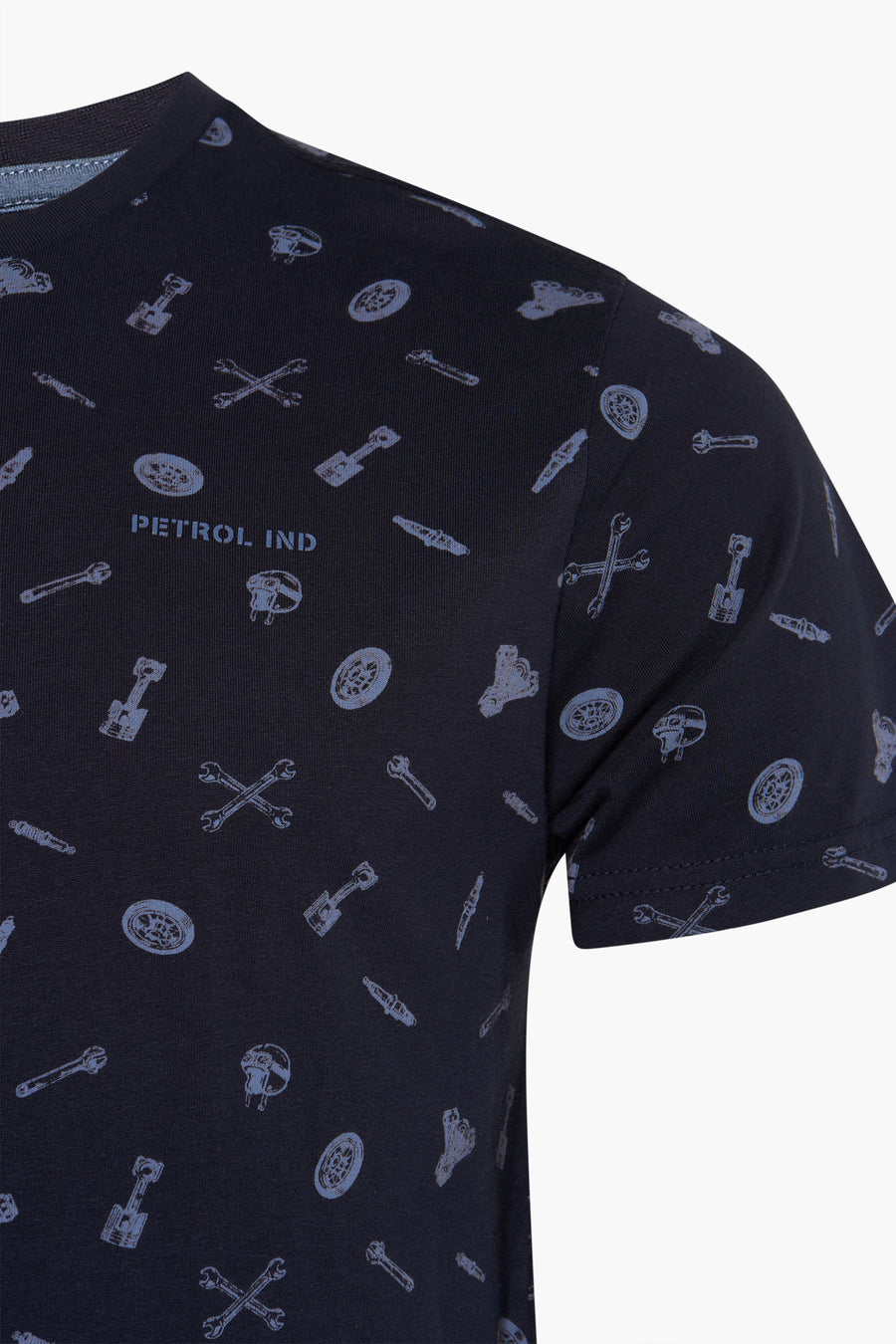T-shirt (korte mouwen) Blauw - Petrol Industries®