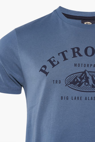 T-shirt (korte mouwen) Blauw - Petrol Industries®