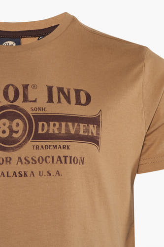 T-shirt (korte mouwen) Bruin - Petrol Industries®