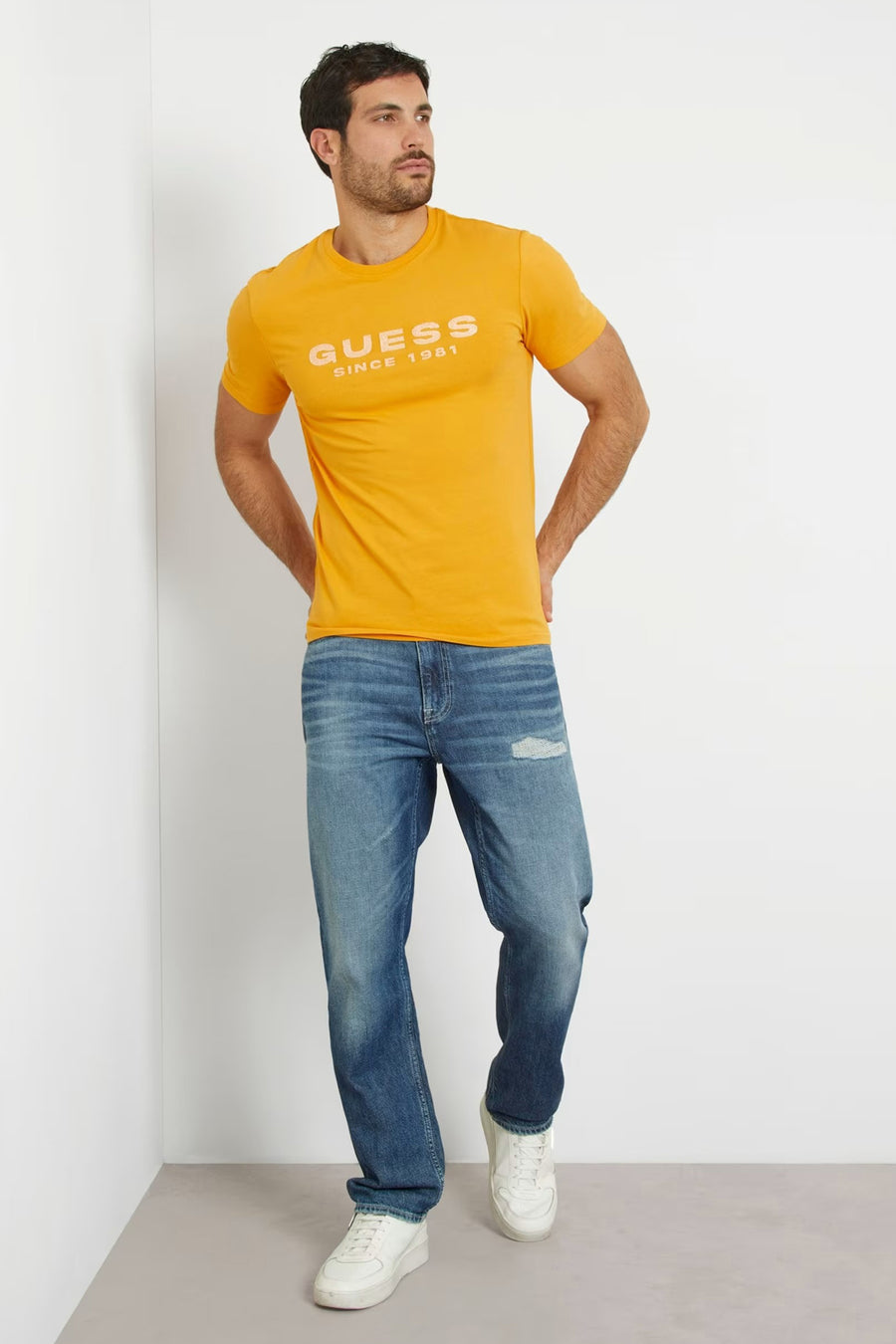 T-shirt (korte mouwen) Geel - Guess®