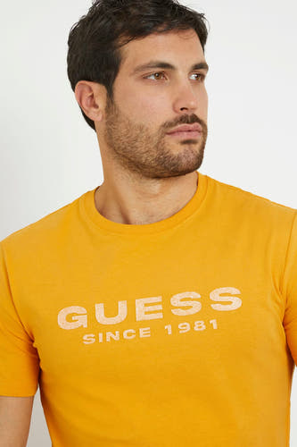 T-shirt (korte mouwen) Geel - Guess®