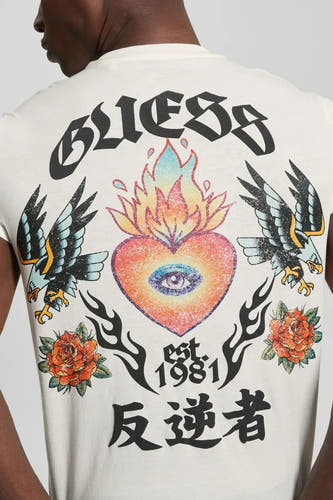 T-shirt (korte mouwen) Wit - Guess®