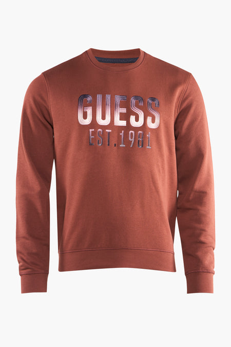 Sweater met ronde hals Bruin - Guess®