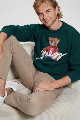 Sweater met ronde hals Groen - Guess®