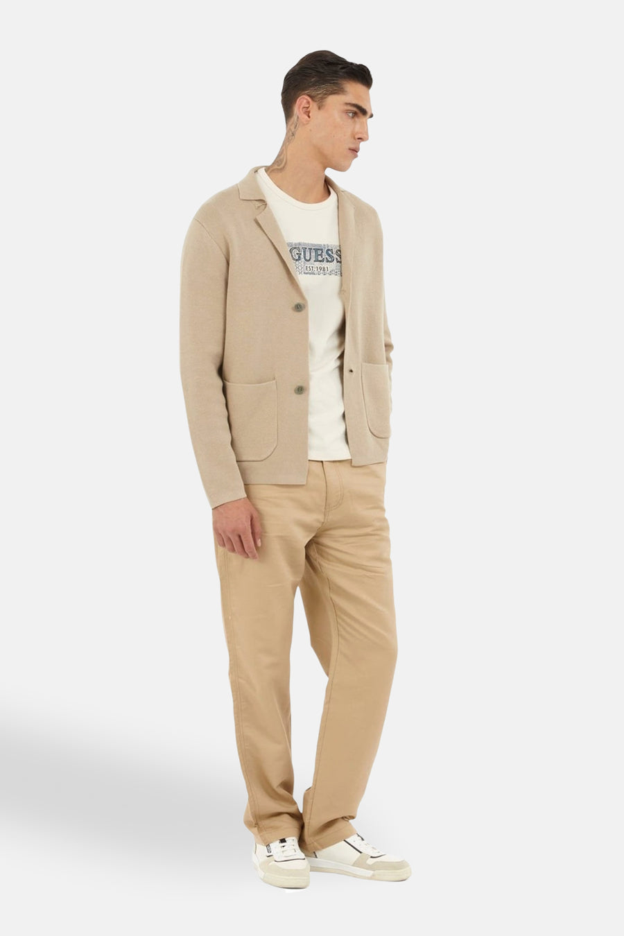 T-shirt (korte mouwen) Ecru - Guess®
