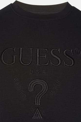 Sweater met ronde hals Zwart - Guess®