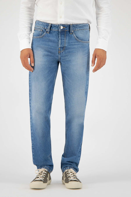 Jeans tapered Light blue denim - MUD JEANS