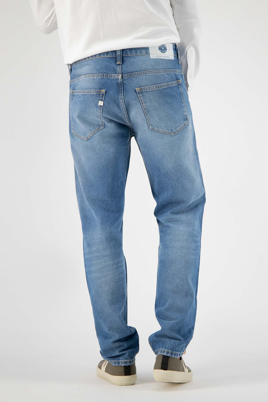 Jeans tapered Light blue denim - MUD JEANS