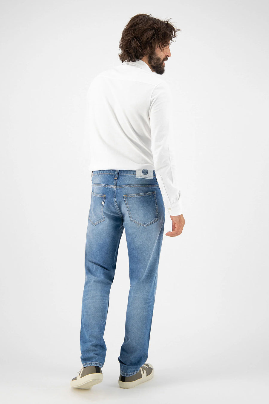 Jeans tapered Light blue denim - MUD JEANS