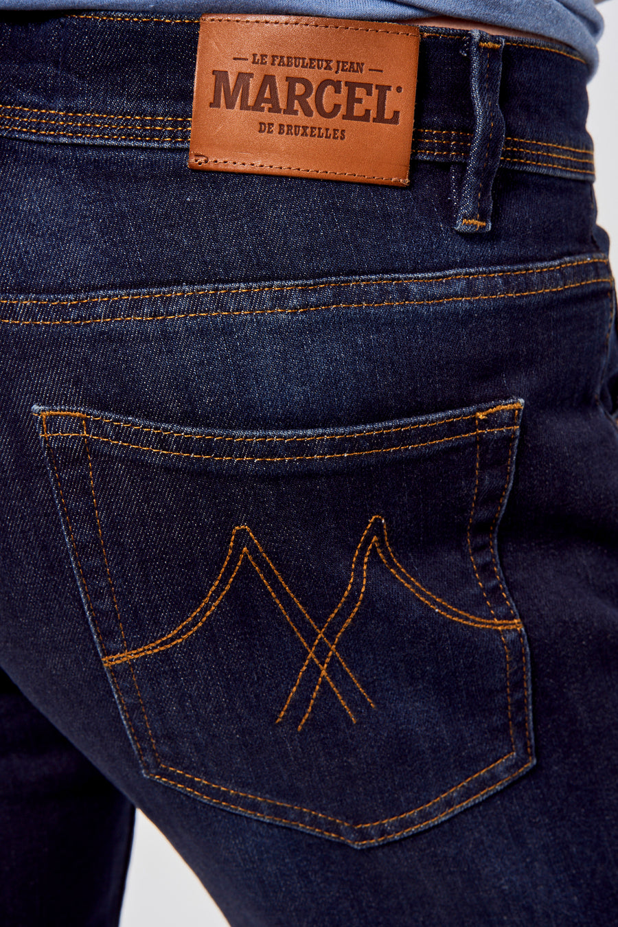 Jeans slim Dark blue denim - Le Fabuleux Marcel de Bruxelles