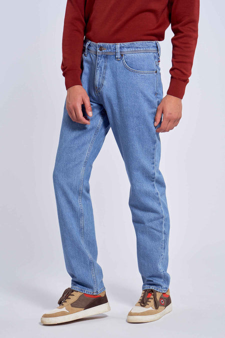 Straight jeans - dark blue denim