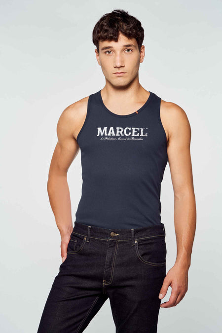 Tanktop Blauw - Le Fabuleux Marcel de Bruxelles