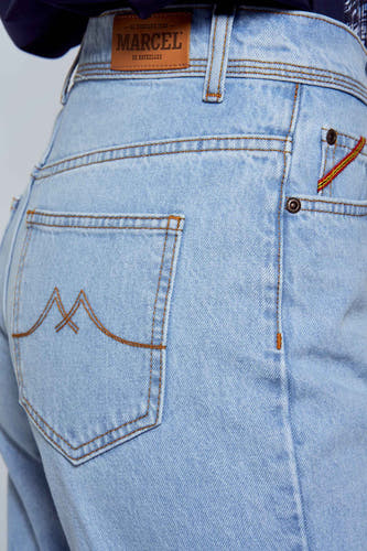 Mom Jeans Light blue denim - Le Fabuleux Marcel de Bruxelles