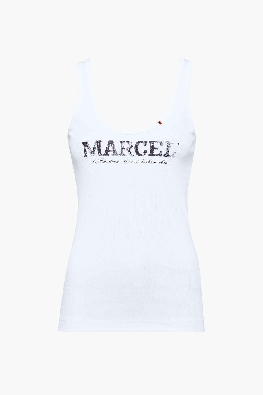 Tanktop Wit - Le Fabuleux Marcel de Bruxelles