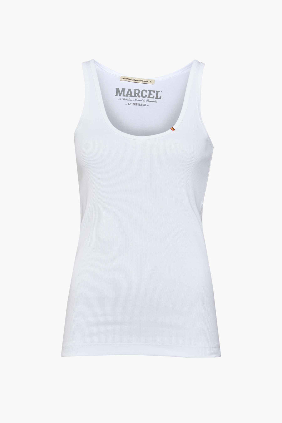 Tanktop Wit - Le Fabuleux Marcel de Bruxelles