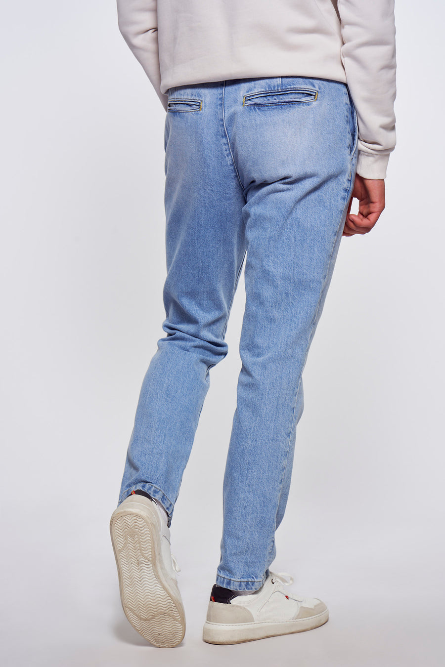 Jeans 7/8 Mid blue denim - Le Fabuleux Marcel de Bruxelles