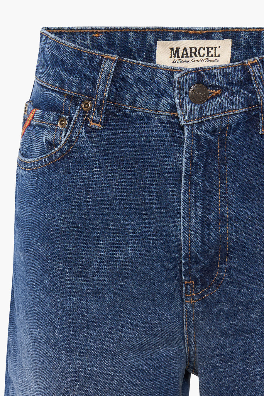Jeans wide Dark blue denim - Le Fabuleux Marcel de Bruxelles
