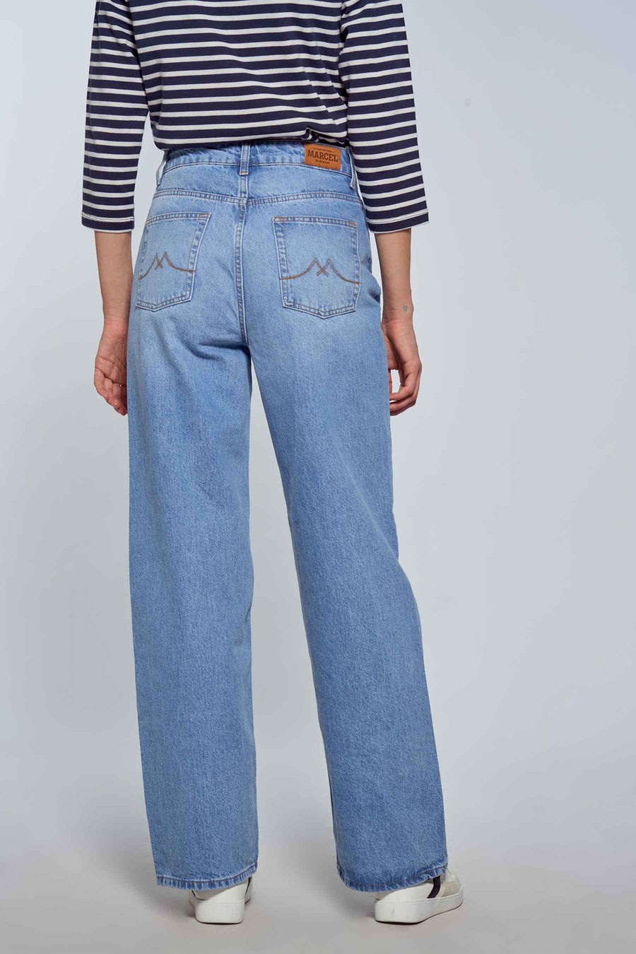 Jeans wide Light blue denim - Le Fabuleux Marcel de Bruxelles