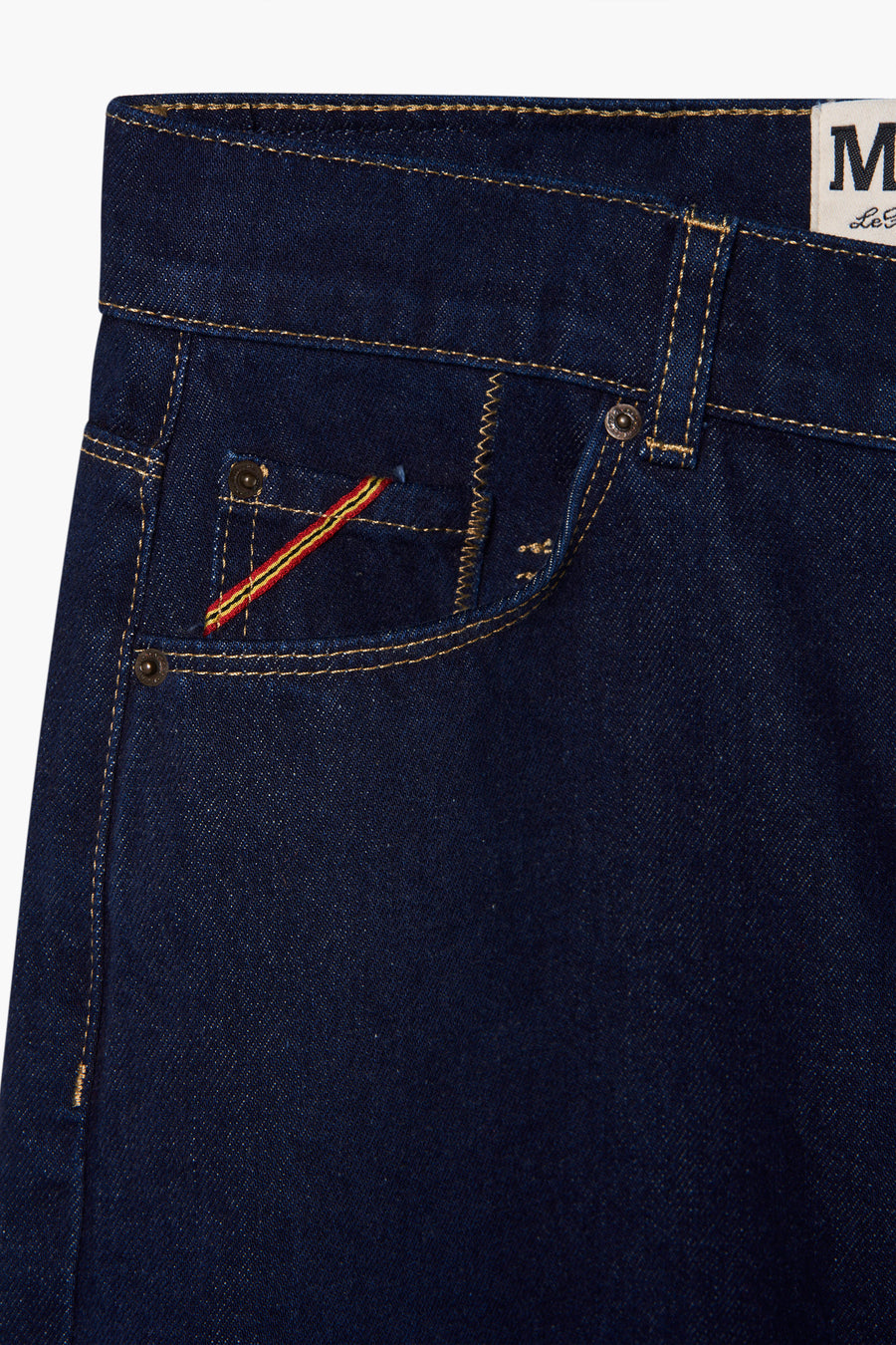 Jeans straight Dark blue denim - Le Fabuleux Marcel de Bruxelles