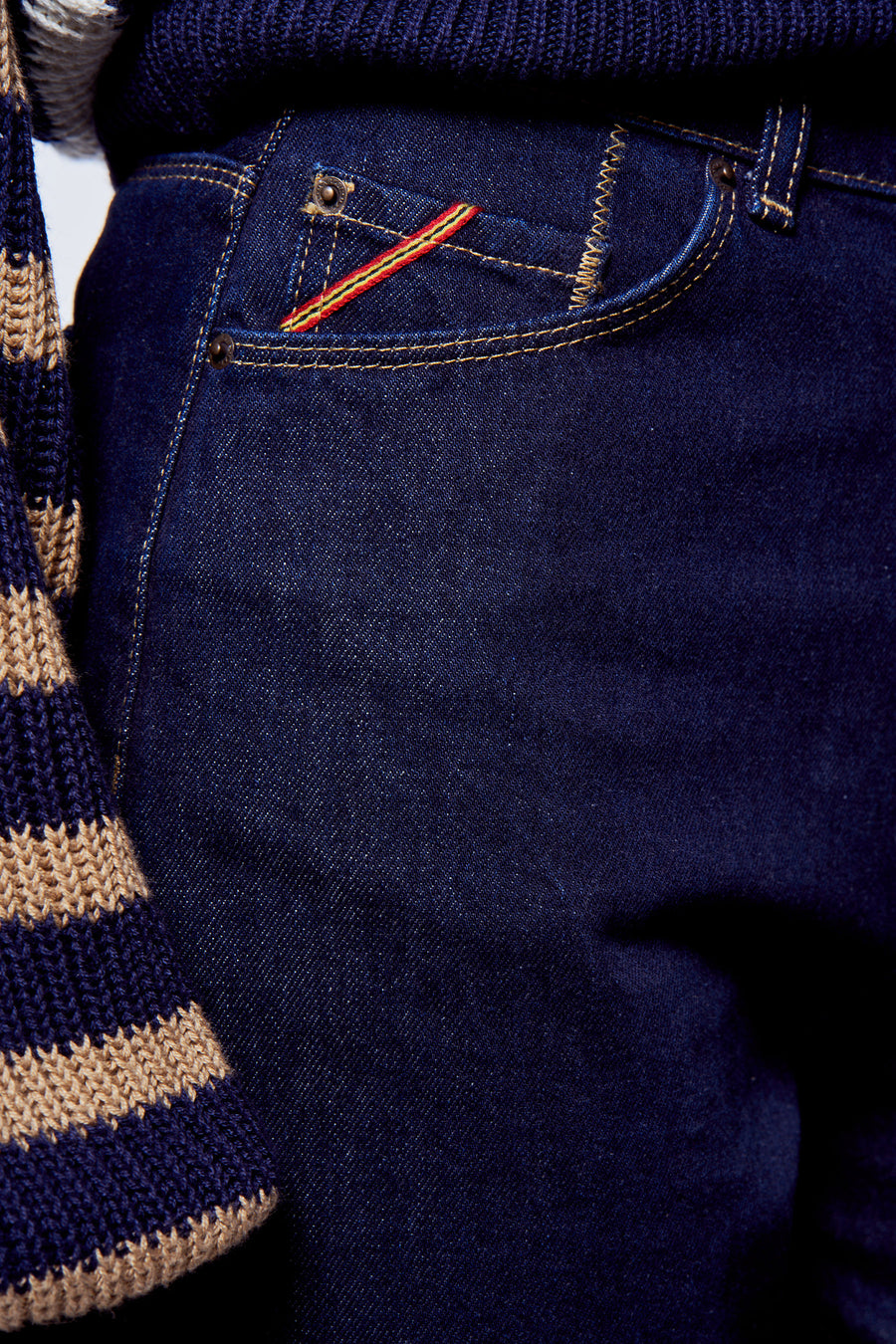 Jeans straight Dark blue denim - Le Fabuleux Marcel de Bruxelles