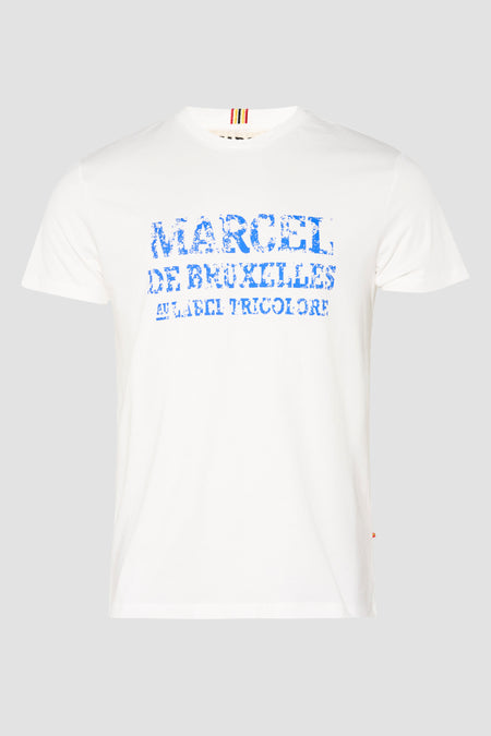 T-shirt (korte mouwen) Wit - Le Fabuleux Marcel de Bruxelles