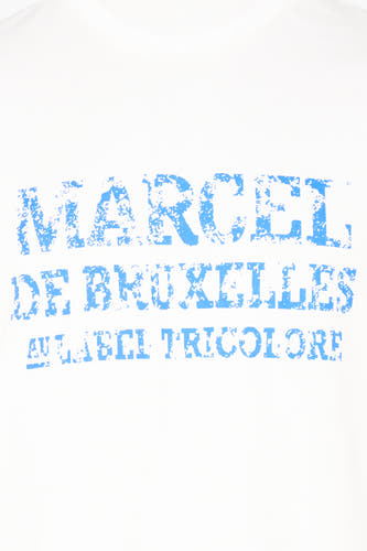 T-shirt (korte mouwen) Wit - Le Fabuleux Marcel de Bruxelles
