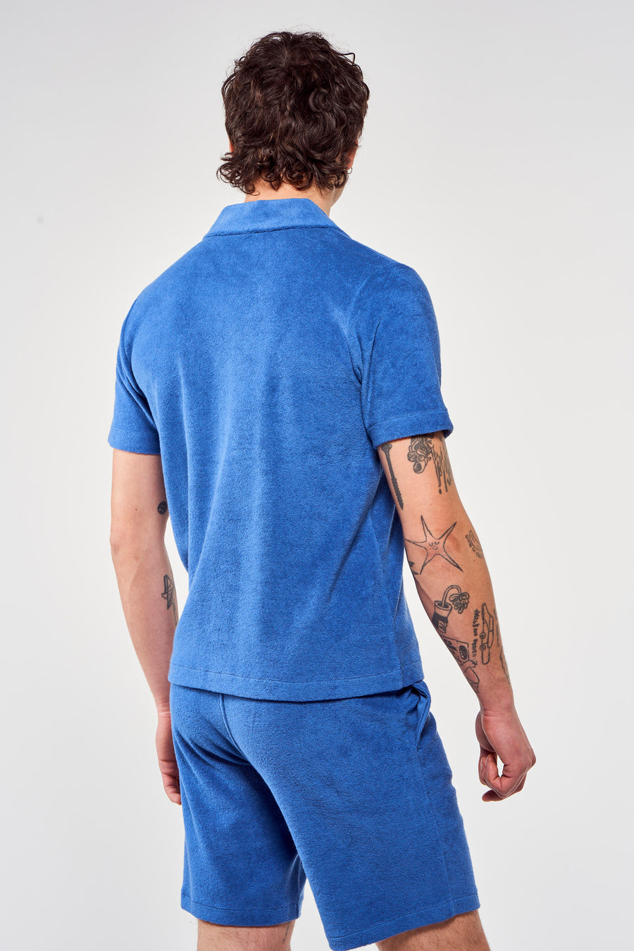 Hemd (korte mouwen) Blauw - Le Fabuleux Marcel de Bruxelles