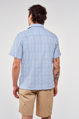 Hemd (korte mouwen) Blauw - Le Fabuleux Marcel de Bruxelles
