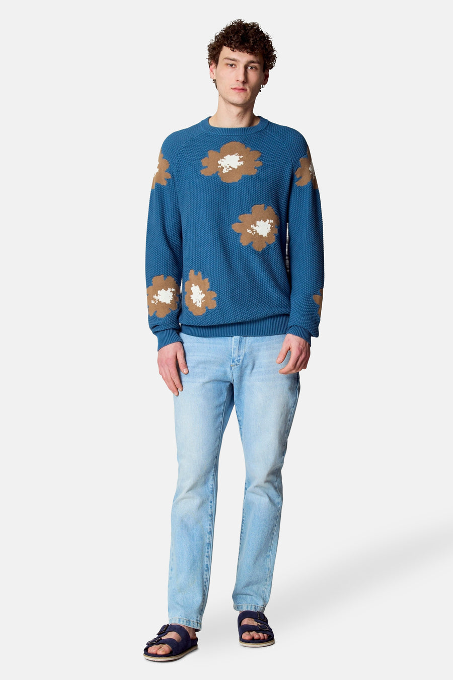Trui met ronde hals Blauw - Le Fabuleux Marcel de Bruxelles