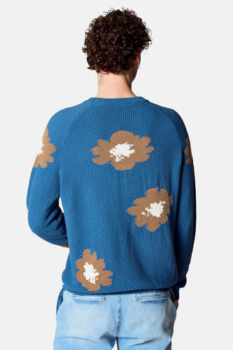 Trui met ronde hals Blauw - Le Fabuleux Marcel de Bruxelles