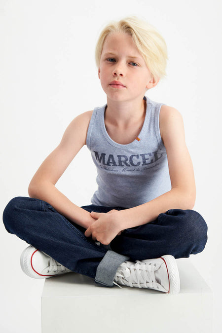 Tanktop Blauw - Le Fabuleux Marcel de Bruxelles