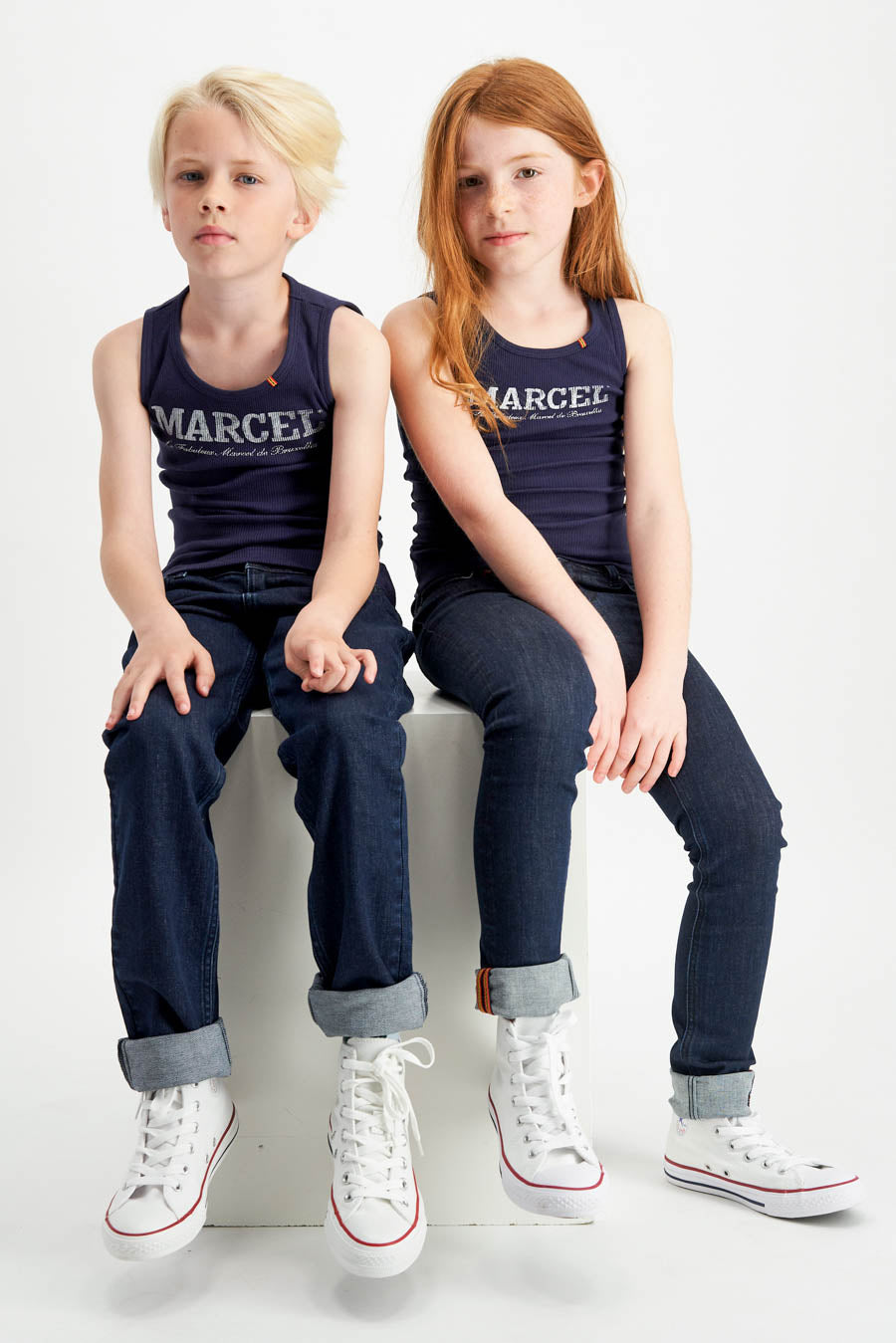 Tanktop Blauw - Le Fabuleux Marcel de Bruxelles