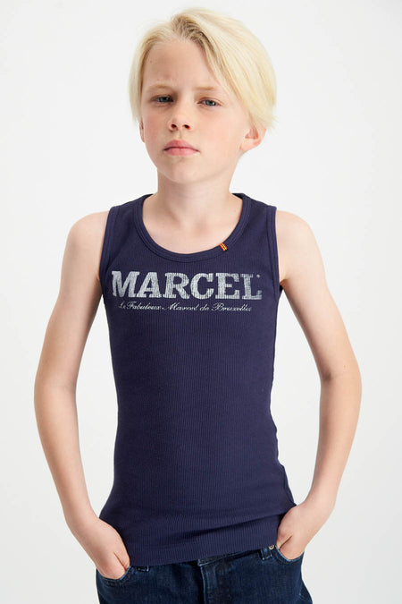 Tanktop Blauw - Le Fabuleux Marcel de Bruxelles