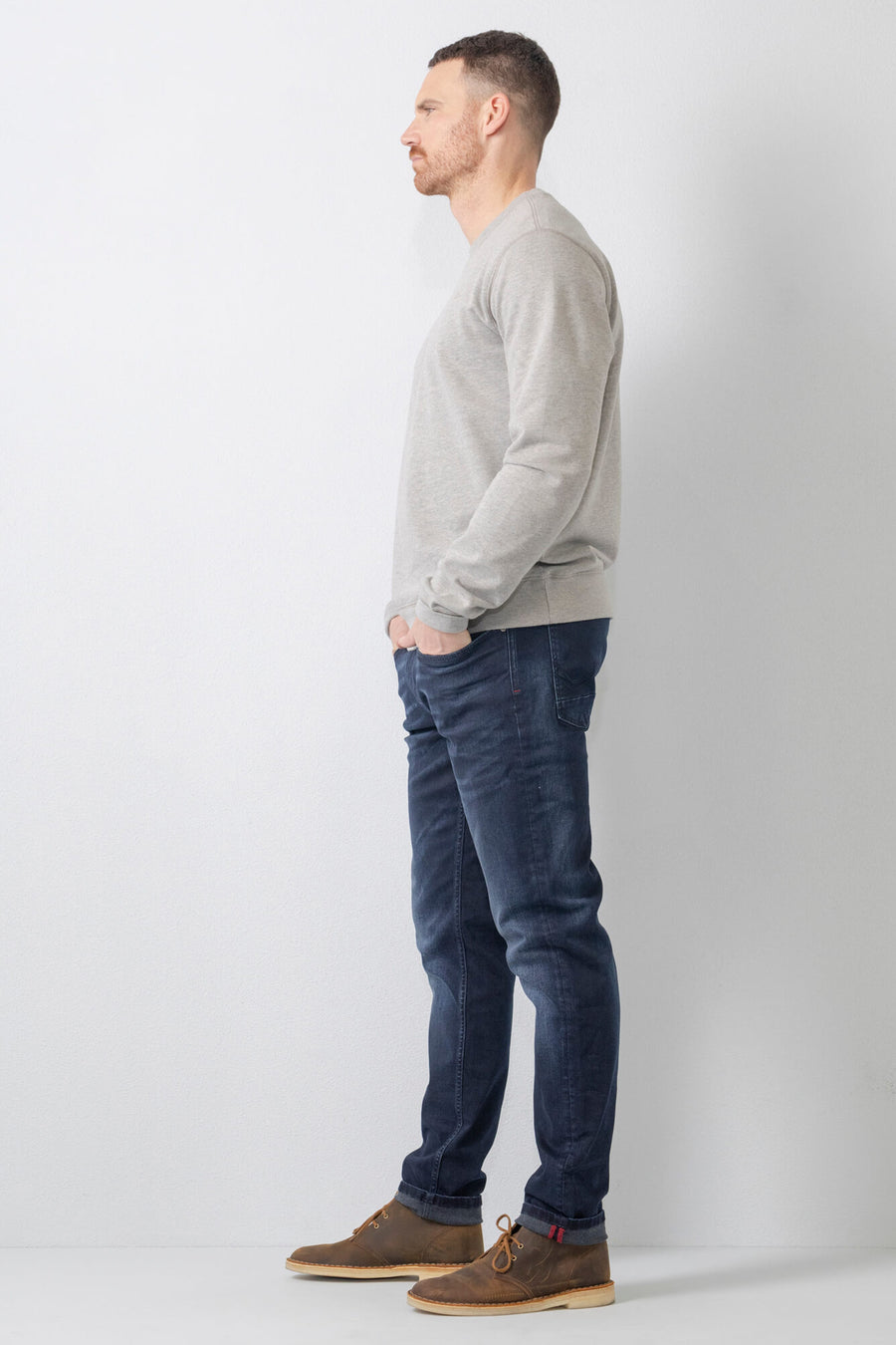 Tapered jeans - denim