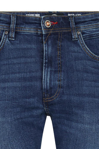 STARLING - mid blue denim